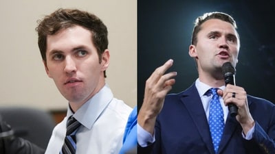 Tyler Robinson (L) and Charlie Kirk (R), (File Photos) Tyler Robinson (L) and Charlie Kirk (R), (File Photos)