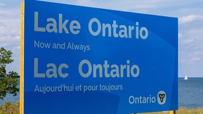 Apple changes Lake Ontario name to 'Lake America' for US users of its Maps. (REUTERS)