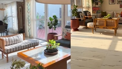 A look into a government house turned into a beautiful den. (saumyas.home.decor/Instagram) A look into a government house turned into a beautiful den. (saumyas.home.decor/Instagram)