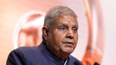 Former vice president Jagdeep Dhankhar (PTI) Former vice president Jagdeep Dhankhar (PTI)