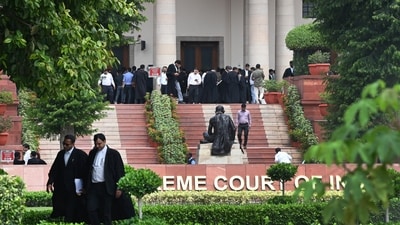 A view of the Supreme Court in New Delhi, on Tuesday, September 1 (Arvind Yadav/Hindustan Times)