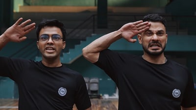 Vibe trailer: Sparsh Shrivastava and Kunal Kemmu in a still from the film.