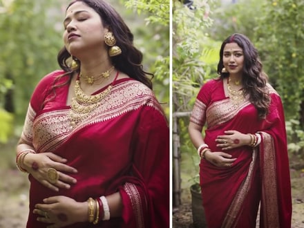 বেবি বাম্প আগলে সোহিনী, ‘ভালোবাসা বেঁচে আছে…’, বার্তা হবু মায়ের! কবে আসছে সন্তান