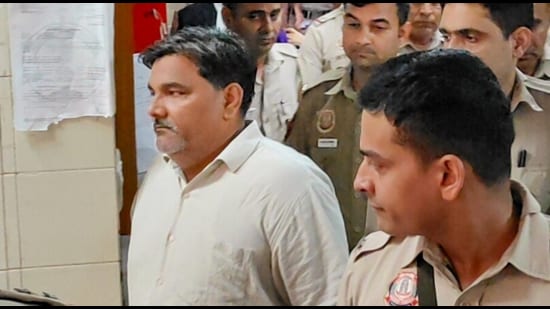 Former AAP councillor Tahir Hussain. (PTI)