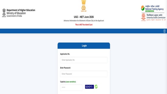 UGC NET re-exam 2026: City intimation slip out at ugcnet.nta.nic.in, download link here