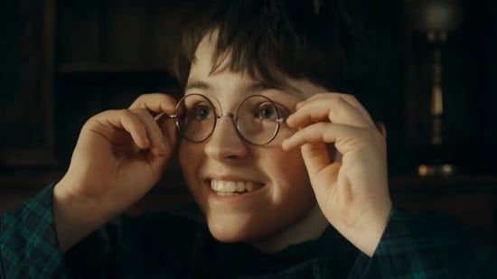 Harry Potter and the Philosopher's Stone stars Dominic McLaughlin as Harry Potter.