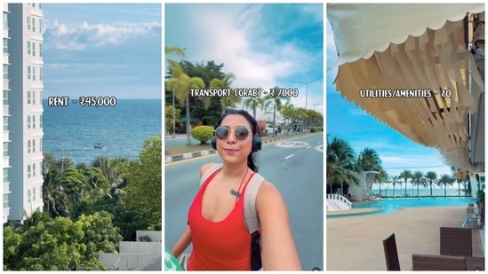 Woman shares her detailed expenses while living in Thailand.