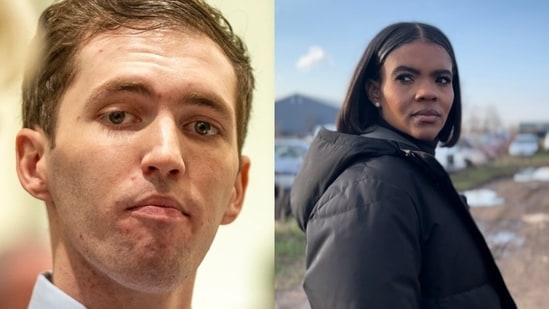 Candace Owens posted a chilling declaration after Tyler Robinson entered a 'not guilty' plea in Charlie Kirk's case. (X/@RhetoricRevolt, Facebook/Candace Owens)