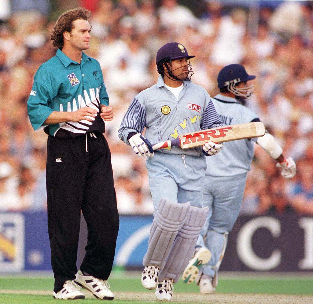 Dion Nash playing against India. (AFP) Dion Nash playing against India. (AFP)