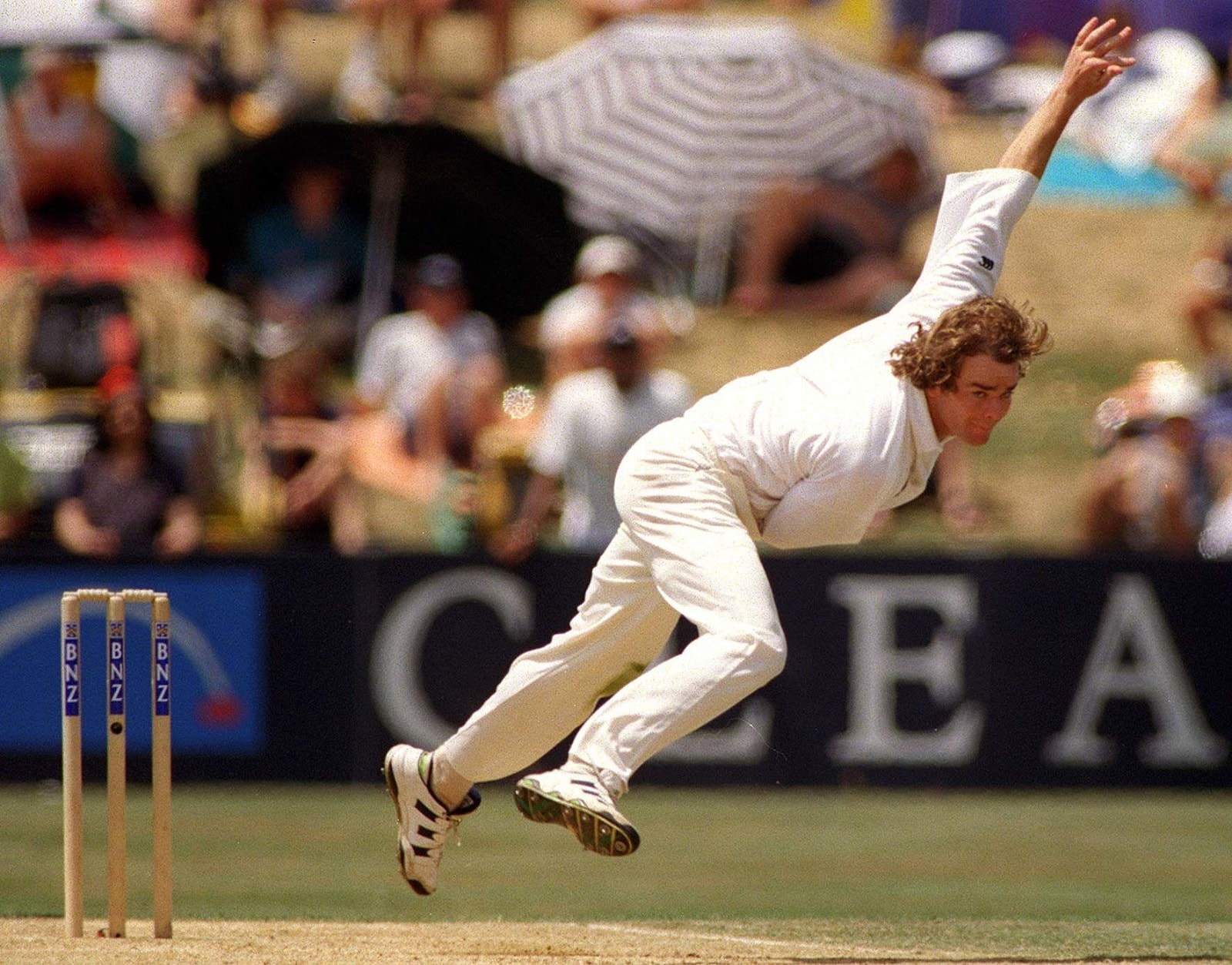 Dion Nash in Test cricket. (X Images) Dion Nash in Test cricket. (X Images)