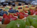 A tart is a pastry dish with a firm, usually sweet crust and an open top, filled with fruit, custard, jam or another mixture. Unlike a pie, which is often enclosed with pastry, a tart leaves its filling exposed. The tart was part of the European culinary repertoire that came to India. (WIKIMEDIA)