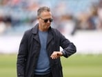 Michael Vaughan is not happy.