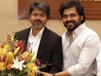 Karthi met C Joseph Vijay after he became the chief minister of Tamil Nadu.