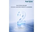 Rayzon Solar Secures Second Rank among India’s Leading Solar Panel Suppliers in FY2025-26