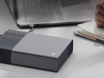The Seagate OneTouch uses a bus-powered USB-C connection that transfers data and receives power over this single pipeline (Official photo)