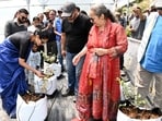 This blueberry demonstration site was established by the horticulture department under the central government’s ‘Mission for Integrated Development of Horticulture’ (MIDH) scheme. (Aqil Khan/HT)