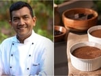 Sanjeev Kapoor's chocolate mousse is a simple, four-ingredient dessert featuring melted chocolate and whipped cream.