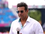 Wasim Akram during the 2024 T20 World Cup