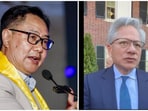 In the video shard by Kiren Rijiju, Jensen Huang is heard saying, "India is one of the world’s leading IT industries, and this is the beginning of a new IT platform.