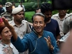 Sonam Wangchuk, education reformer who was on a hunger strike for 26 days at Jantar Mantar CJP protest to support the demand for resignation of education minister