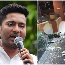 Abhishek Banerjee claimed his office was vandalised.