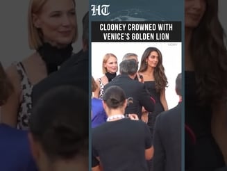 George Clooney Honoured With Venice Golden Lion for Lifetime Achievement