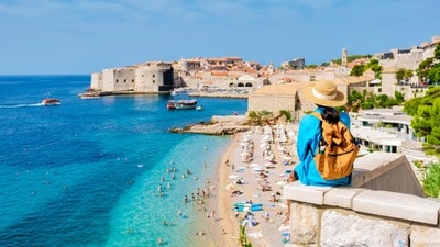 A view of the Adriatic. In The Palm House, Laura spent time in Croatia with her mother and grandmother. (Shutterstock) A view of the Adriatic. In The Palm House, Laura spent time in Croatia with her mother and grandmother. (Shutterstock)