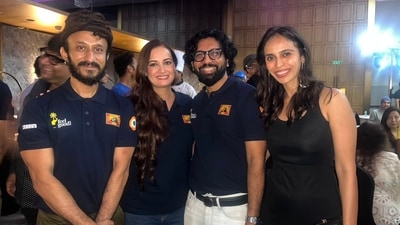 Barun Kashyap (left) with the team of Operation Safed Sagar (Instagram) Barun Kashyap (left) with the team of Operation Safed Sagar (Instagram)