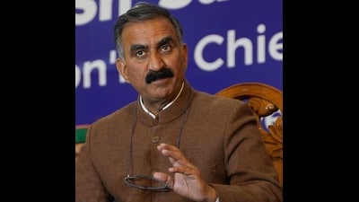 Lashing out at the BJP, Sukhu reiterated that the predecessor BJP government had left the state in a difficult financial position. (HT File) Lashing out at the BJP, Sukhu reiterated that the predecessor BJP government had left the state in a difficult financial position. (HT File)