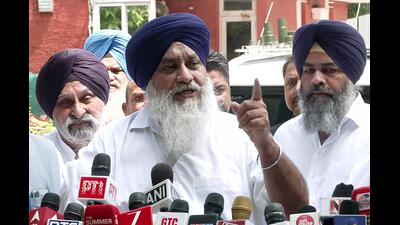 The SAD also demanded an independent probe into the allegations that Mann’s wife Gurpreet Kaur sought ₹5 crore to suppress a rape case. (HT FILE) The SAD also demanded an independent probe into the allegations that Mann’s wife Gurpreet Kaur sought ₹5 crore to suppress a rape case. (HT FILE)