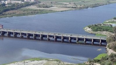 Around 200 MLD of wastewater enters the Yamuna daily through drains in Uttar Pradesh, including major flows from Sahibabad and Indirapuram. (HT Archive) Around 200 MLD of wastewater enters the Yamuna daily through drains in Uttar Pradesh, including major flows from Sahibabad and Indirapuram. (HT Archive)