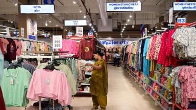 The store has been launched through a partnership between Carrefour and the Dubai-based Apparel Group, with the retailer aiming to expand its presence in India through a multi-format and omnichannel network. (Sunil Gosh/HT Photo) The store has been launched through a partnership between Carrefour and the Dubai-based Apparel Group, with the retailer aiming to expand its presence in India through a multi-format and omnichannel network. (Sunil Gosh/HT Photo)