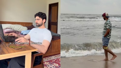 Goa remote worker breaks down monthly expenses. (Instagram/@a4ajayyyyy) Goa remote worker breaks down monthly expenses. (Instagram/@a4ajayyyyy)