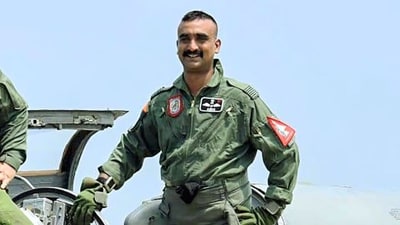 The end of Abhinandan's military career came over seven years after the 2019 dogfight. (PTI) The end of Abhinandan's military career came over seven years after the 2019 dogfight. (PTI)