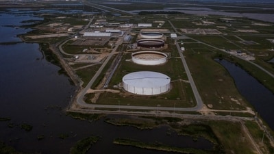 The Bryan Mound Strategic Petroleum Reserve site on the Texas Gulf Coast.