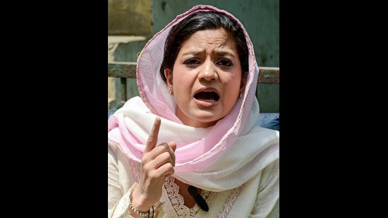 “Kashmir’s land & its prime estate is being auctioned off by the NC government to outsiders. People were promised that their land, jobs & identity would be secured. Instead it’s being parcelled off at the speed of light,” Mufti said on X. (PTI)