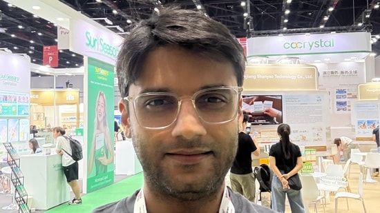 Chanakya Shah compared Indian and Chinese companies after visiting a trade show in Bangkok. (X/@ChanakyaShah)