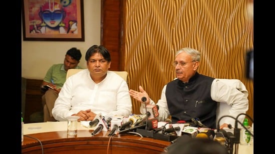 The former Congress leader said unregulated real estate growth obstructed water-flow paths and called for encroached drains and ponds to be reclaimed. (Sourced)