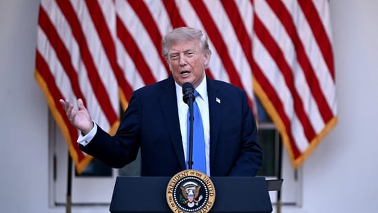Trump aimed his guns at former US President Joe Biden and said that more munitions were given to Ukraine for its war with Russia by the Biden administration than used during the war with Iran. (File Photo/AFP)