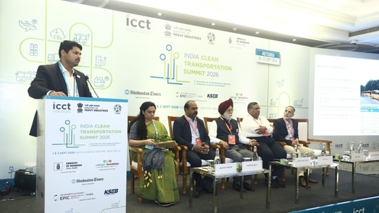 Industry and policy experts at the India Clean Transportation Summit (ICTS) 2026 during the session on “Generation E: Electrifying India’s School Bus Fleet”