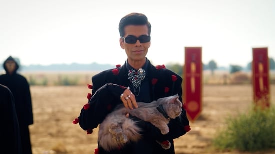 Karan Johar in the first episode of The Traitors Season 2.