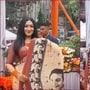 ঋতুপর্ণার শাড়িতে মুগ্ধ শুভেন্দু 