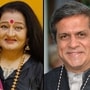বলিউড দম্পতি অপরা মেহতা ও দর্শন জারিওয়ালা।