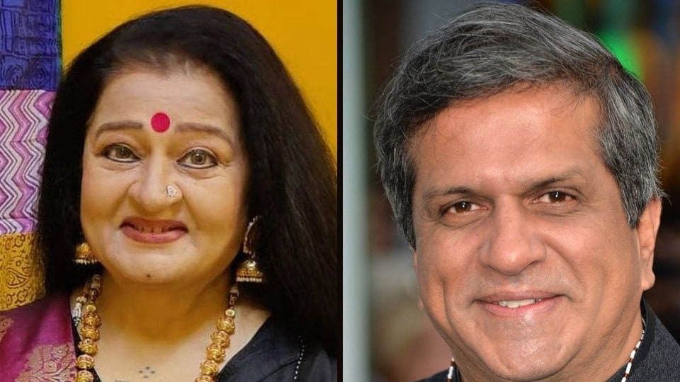 বলিউড দম্পতি অপরা মেহতা ও দর্শন জারিওয়ালা।