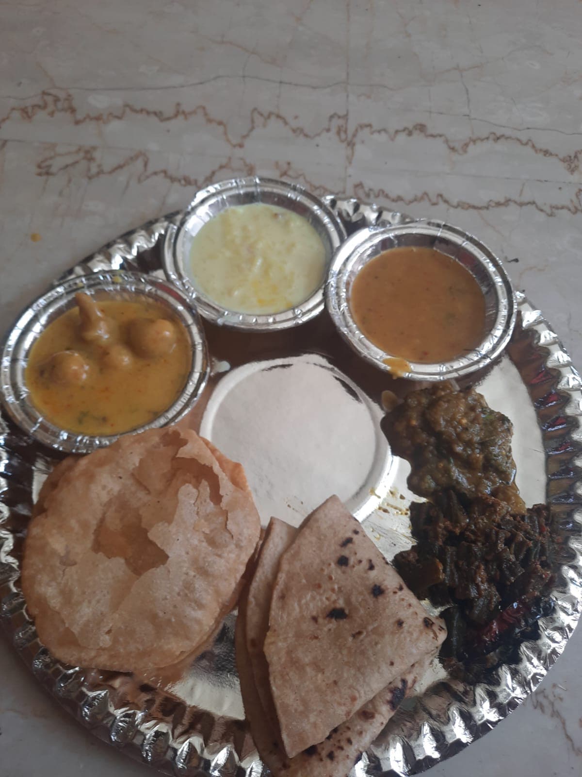 Bhog at Banke Bihari Temple