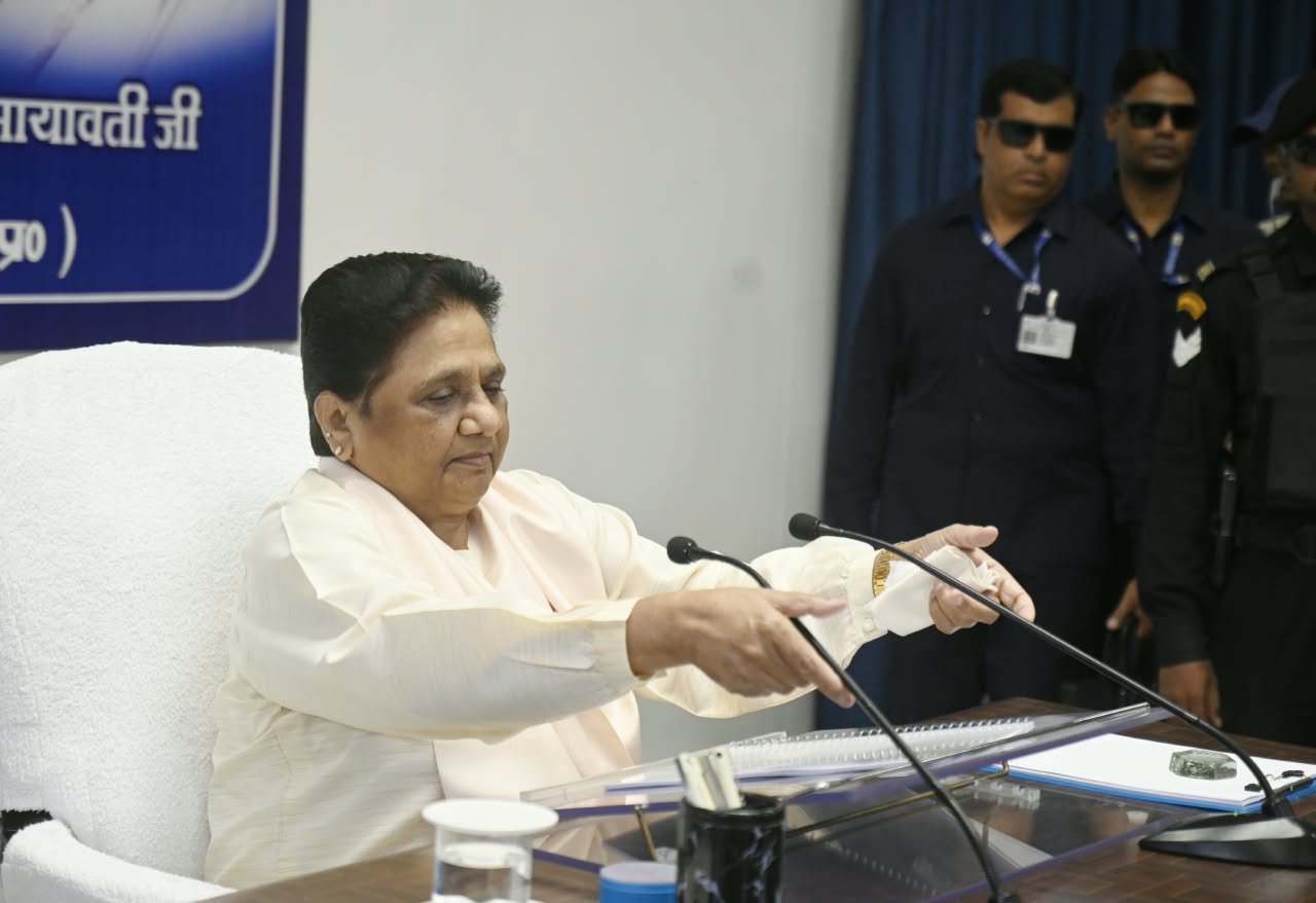 BSP supremo Mayawati chairs a meeting with senior party office-bearers and state-level leaders at the BSP state office in Lucknow, Uttar Pradesh, India on Thursday, September 3, 2026. (Deepak Gupta/HT photo) BSP supremo Mayawati chairs a meeting with senior party office-bearers and state-level leaders at the BSP state office in Lucknow, Uttar Pradesh, India on Thursday, September 3, 2026. (Deepak Gupta/HT photo)