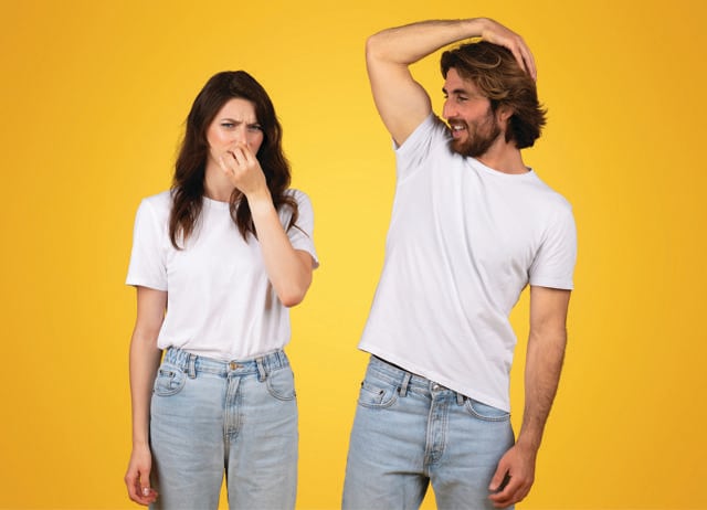 As if things weren’t bad enough, men are now pheromone-maxxing by skipping showering before dates. (SHUTTERSTOCK) As if things weren’t bad enough, men are now pheromone-maxxing by skipping showering before dates. (SHUTTERSTOCK)