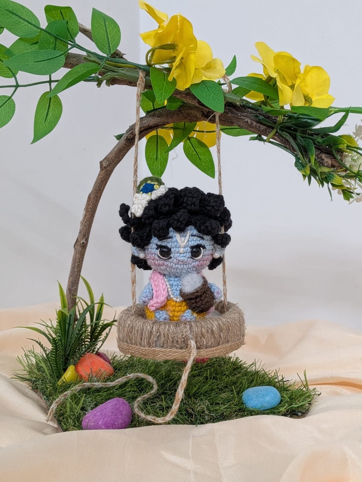 The Dodo Crafts’ Baal Krishna with Jhula | Price: ₹1,499 The Dodo Crafts’ Baal Krishna with Jhula | Price: ₹1,499