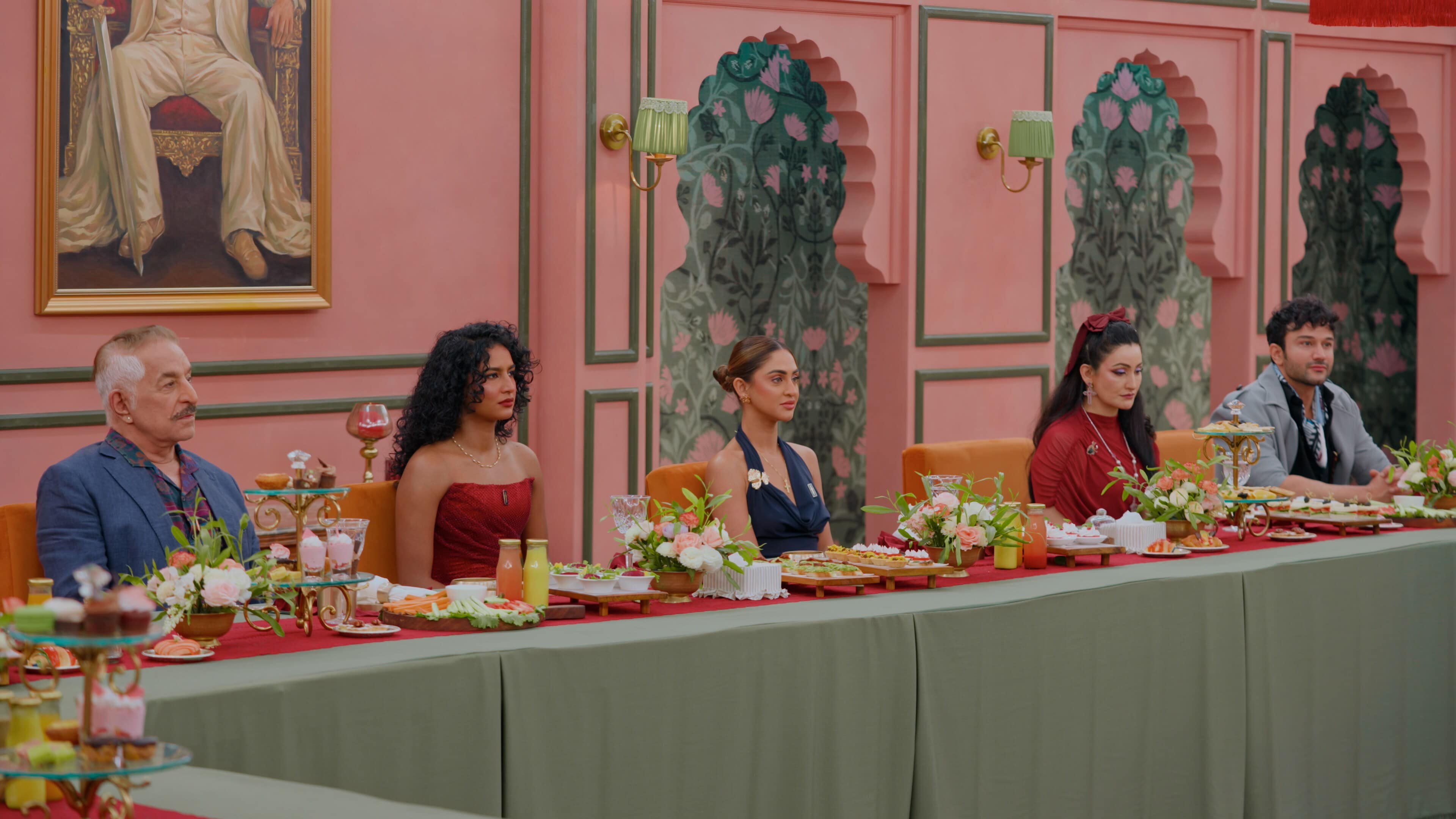 The remaining contestants of the final episode in The Traitors Season 2. The remaining contestants of the final episode in The Traitors Season 2.