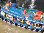 A second ferry was diverted to the spot and brought all passengers and crew back to Gateway of India jetty.